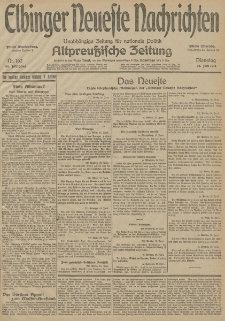 Elbinger Neueste Nachrichten, Nr. 162 Dienstag 16 Juni 1914 66. Jahrgang