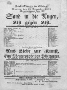 Sand in die Augen, oder: List gegen List - Arnold Hirsch