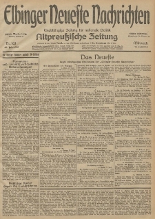 Elbinger Neueste Nachrichten, Nr. 163 Mittwoch 17 Juni 1914 66. Jahrgang