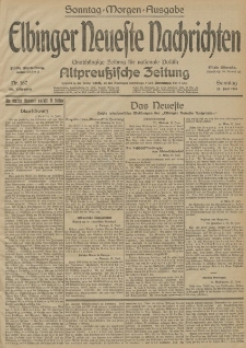 Elbinger Neueste Nachrichten, Nr. 167 Sonntag 21 Juni 1914 66. Jahrgang