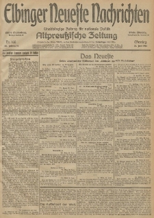 Elbinger Neueste Nachrichten, Nr. 168 Montag 22 Juni 1914 66. Jahrgang