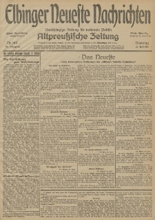 Elbinger Neueste Nachrichten, Nr. 169 Dienstag 23 Juni 1914 66. Jahrgang