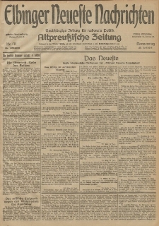 Elbinger Neueste Nachrichten, Nr. 171 Donnerstag 25 Juni 1914 66. Jahrgang