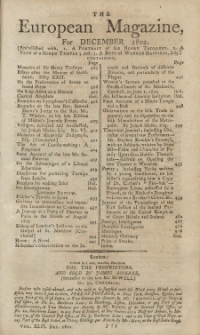 The European Magazine. Vol. LXII, Dezember, 1802