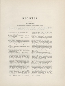 Archäologischer Anzeiger, 1908 (Register)