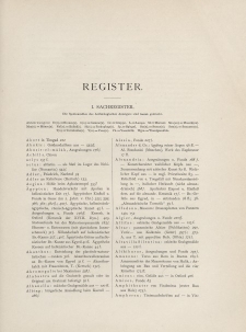 Archäologischer Anzeiger, 1909 (Register)