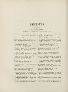 Archäologischer Anzeiger, 1925 (Register)