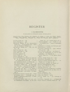Archäologischer Anzeiger, 1926 (Register)