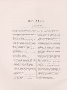Archäologischer Anzeiger, 1928 (Register)