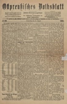 Ostpreussisches Volksblatt, Donnerstag, 15. August, nr 190