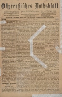 Ostpreussisches Volksblatt, Donnerstag, 12. September, nr 214