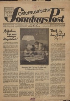 Ostpreussische Sonntags-Post, J. 5, 1932, Sonntag, 20. März, nr 12