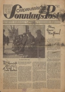 Ostpreussische Sonntags-Post, J. 5, 1932, Sonntag, 3. April, nr 14