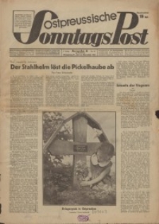 Ostpreussische Sonntags-Post, J. 8, 1935, Sonntag, 24. November, nr 47