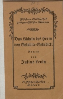 Das Lächeln des Herrn von Golubice-Golubicki
