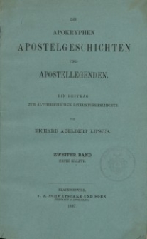 Die Apokryphen...Bd. 2, H. 1