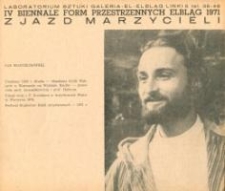 IV Biennale Form Przestrzennych w Elblągu: Zjazd Marzycieli : Jan Wojciechowski - folder