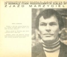 IV Biennale Form Przestrzennych w Elblągu: Zjazd Marzycieli : Jerzy Ludwiński - folder