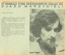 IV Biennale Form Przestrzennych w Elblągu: Zjazd Marzycieli : Marceli Bacciarelli - folder