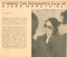 IV Biennale Form Przestrzennych w Elblągu: Zjazd Marzycieli : R. K. Sokołowska - folder