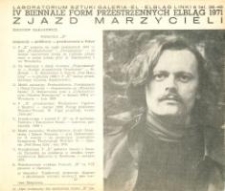 IV Biennale Form Przestrzennych w Elblągu: Zjazd Marzycieli : Zbigniew Makarewicz - folder