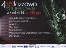 4 lato Jazzowo-Bluesowe w Galerii EL - zaproszenie