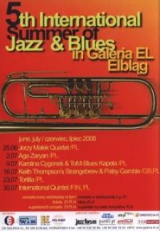 5th International Summer of Jazz & Blues In Galeria El – ulotka