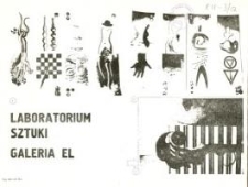 Dalibor Lukas - Wystawa Malarstwa w Laboratorium Sztuki Galeria El w Elblągu - broszura