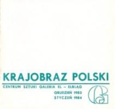 Krajobraz Polski; Wystawa Pokonkursowa - folder