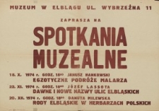 Spotkania Muzealne 1974 - afisz