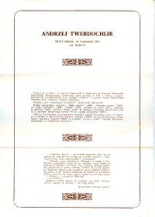 X Dekada Pisarzy Wybrzeża: 1979 r.: Andrzej Twerdochlib