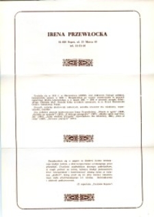 X Dekada Pisarzy Wybrzeża: 1979 r.: Irena Przewłocka