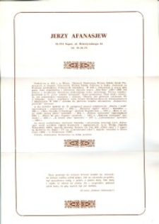 X Dekada Pisarzy Wybrzeża: 1979 r.: Jerzy Afanasjew