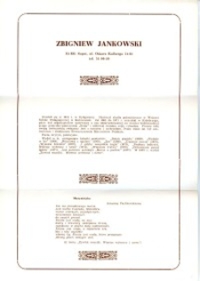 X Dekada Pisarzy Wybrzeża: 1979 r.: Zbigniew Jankowski