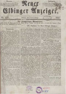Neuer Elbinger Anzeiger 1857