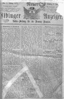 Neuer Elbinger Anzeiger 1871