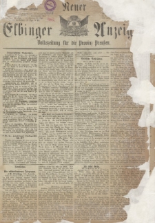 Neuer Elbinger Anzeiger 1872