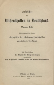 Dritte Abteilung. Das XVIII. Jahrhundert seit dem Auftreten Friedrichs des Großen. 1740–1800
