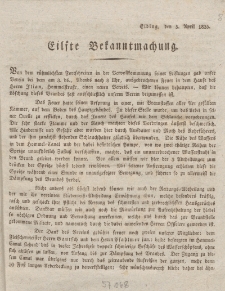 Elfte Bekanntmachung