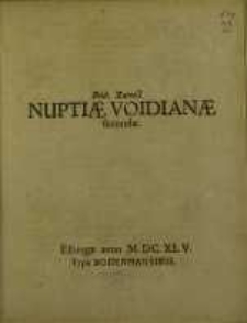 Nuptiae voidianae secundae