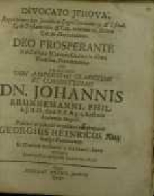 Invocato Jehova, Repetitiones has Iuridicas Legis Omnium 19. & I. final. C. de Testamentis & Cap. relatum II. Eodem Tit. in...