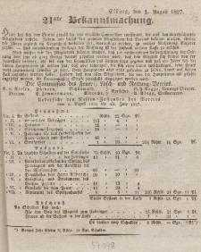 21ste Bekanntmachung
