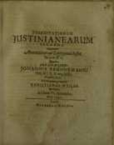 Exercitationum Justinianearum secunda...