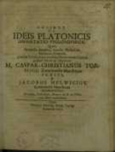 De Ideis Platonicis Dissertatio Philosophica...
