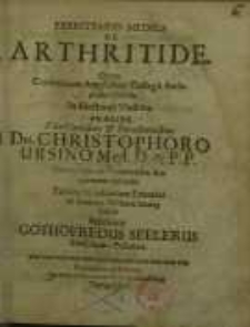 Exercitatio medica, De Arthritide, quam...