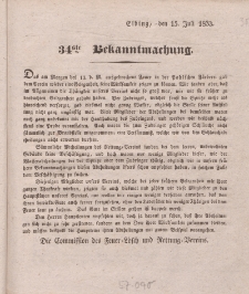 34ste Bekanntmachung