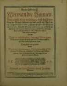 Kurtze Erklerung wie man die Sonnenfinsternisse ohne verletzung und beschwerung der Augen ...