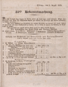 35ste Bekanntmachung