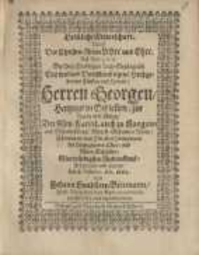 Geistliche Ritterschaft : Das ist Der Christen-Ritter Lehre und Ehre ...