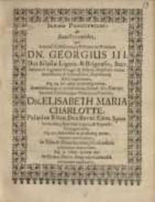 Sermo panegyricus, quo duas Pyramides, quas ... Dn. Georgius III. Dux Silesiae Lignic. & Brigensis ...